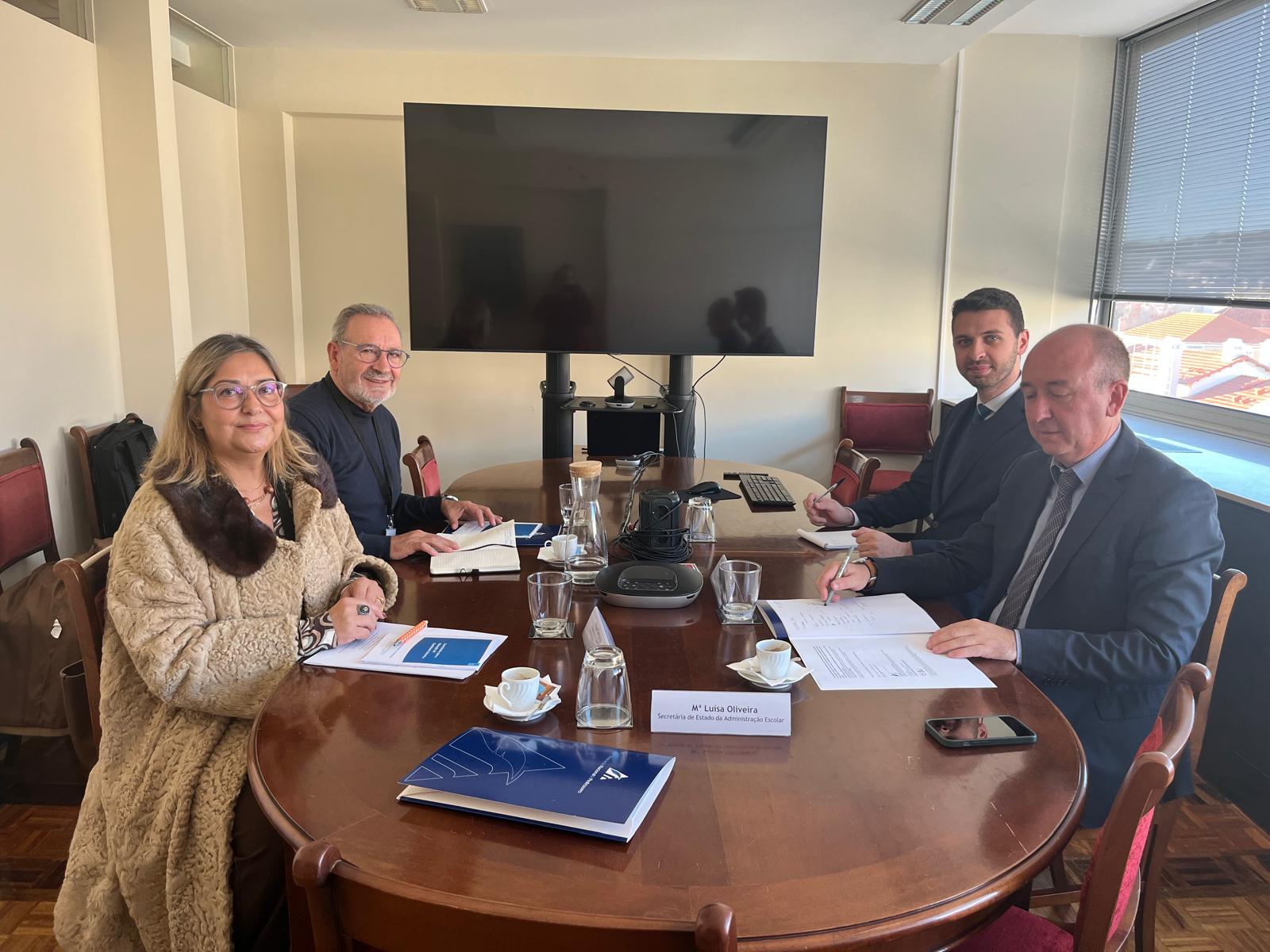 Reunião no Ministério da Educação Ciência e Inovação