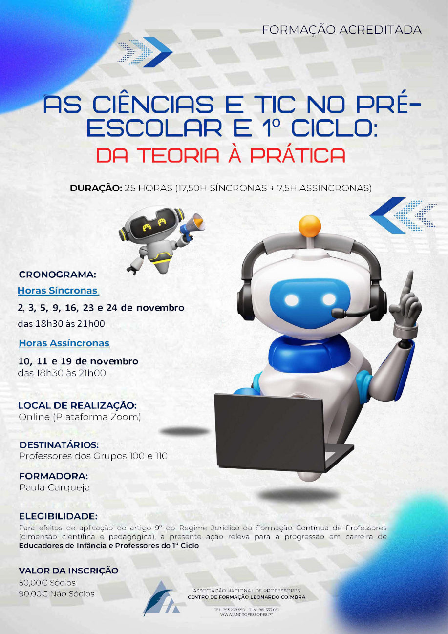 As Ciências e TIC no Pre-Escolar  e 1º Ciclo