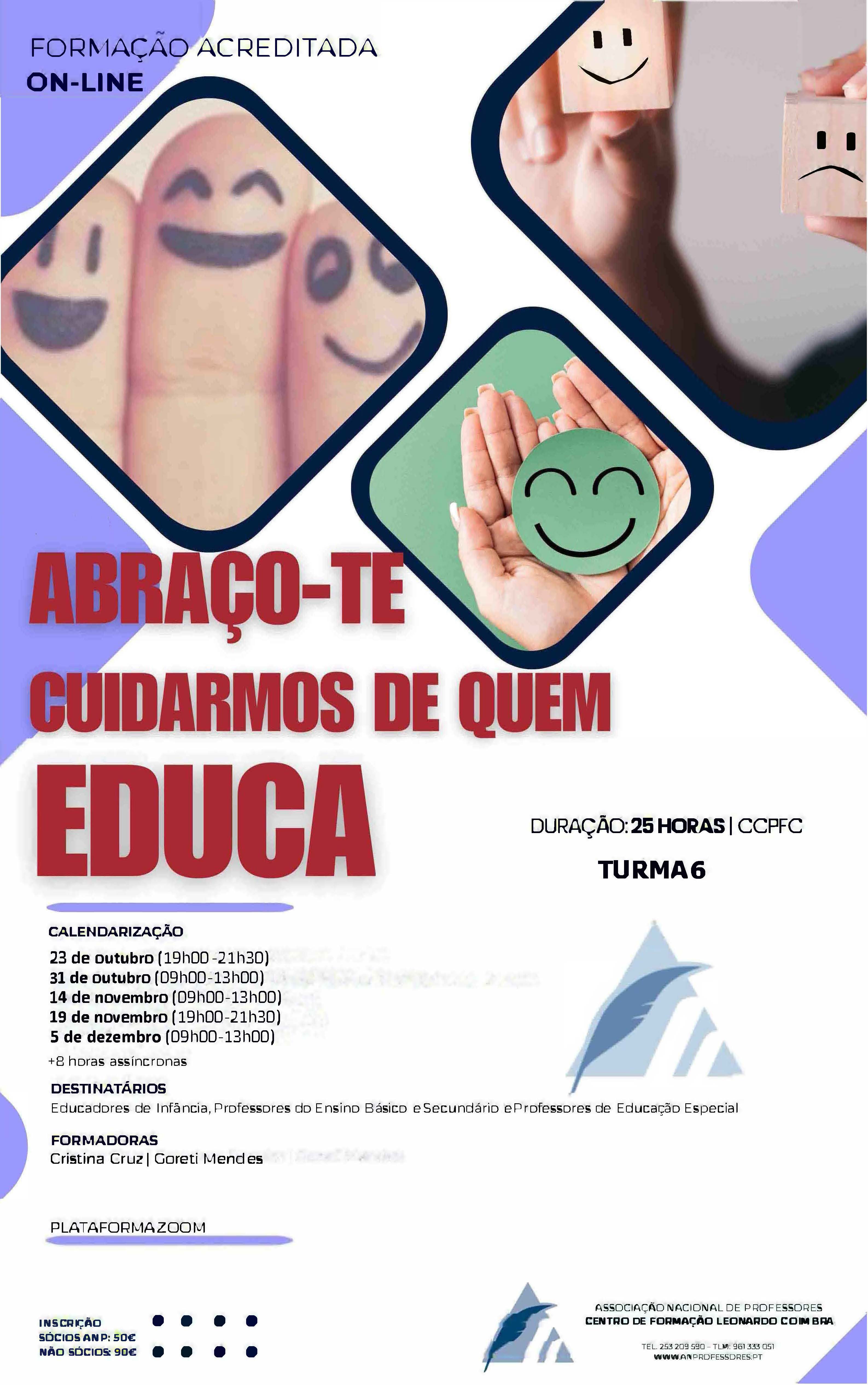 Abraço-te: Cuidarmos de quem EDUCA